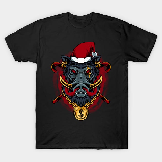 golden boar T-Shirt by spoilerinc